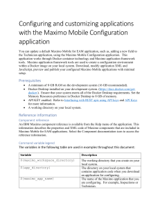 Customizing Mobile 8.1 applications with the Maximo application configuration application
