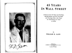 45 Years in Wall Street: Stock Market Analysis Book