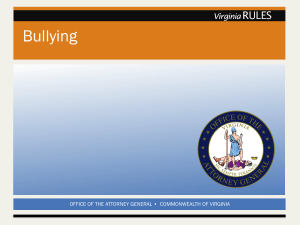 Bullying Presentation