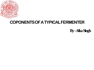 components of fermenter