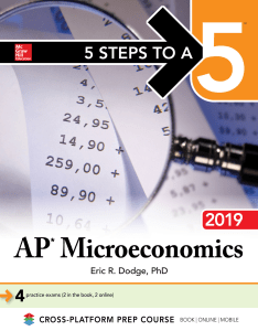 5 Steps to a 5 AP Microeconomics 2019 - Eric R. Dodge
