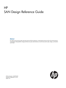 HP SAN Design Reference 2011