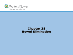 LWW Bowel Elimination PPT