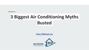 3 Biggest Air Conditioning Myths Busted