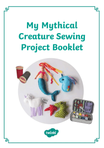 Editable My Sewing Project Booklet