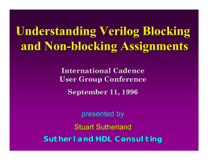 Verilog Blocking & Non-Blocking Assignments Explained