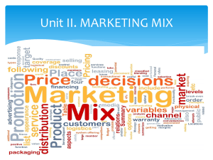 2. Marketing Mix