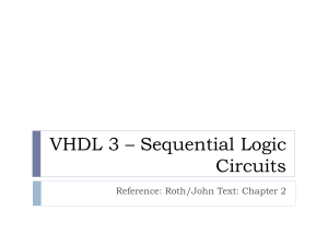 VHDL 3 Sequential