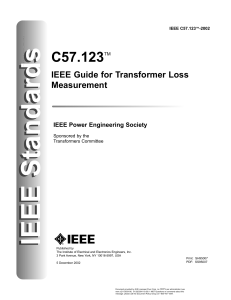 ieee c57-123 2002-transformer-loss-measurement