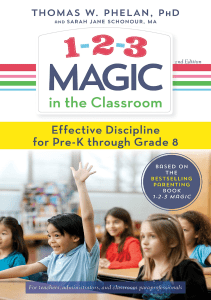 20 Best 1 2 3 Magic in the Classroom Effective Discipline for Pre K through Grade 8  PDF