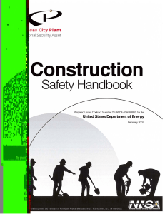 2007 CONSTRUCTION SAFETY HANDBOOK