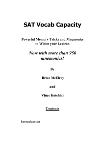 SAT Vocab Capacity Powerful Memory Tricks and Mnemonics by Brian McElroy, Vince Kotchian (z-lib.org)