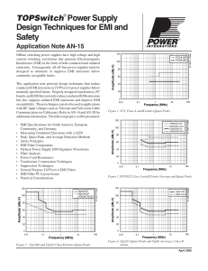 Power Supply Design Techniques for EMI and Safety an15