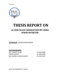 THESIS REPORT ON AC SINE WAVE GENERATION (3)