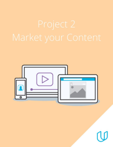 Professional Project 1 Market your Content