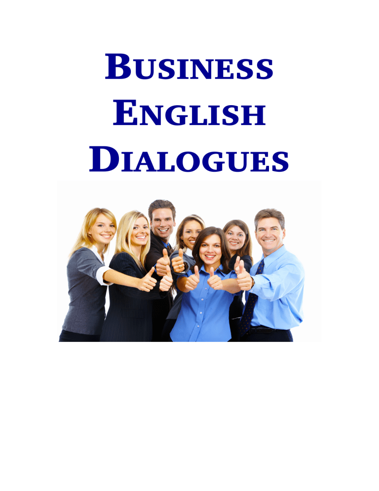 business trip dialogues in english