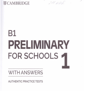 509 1- B1 Preliminary for Schools 1 with answers 2019, 157p