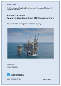 Offshore Oil & Gas Emission BAT Assessment Report