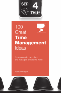 100 Great Time Management Ideas (100 Great Ideas) ( PDFDrive )