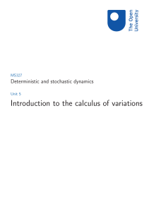 Introduction to the calculus of variations