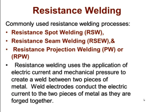 Resistance Welding