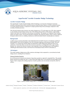 AquaNereda® Aerobic Granular Sludge Technology