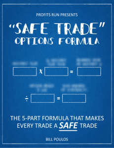 Safe Trade Options Formula