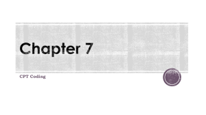 Chapter 7 CPT Coding(1)