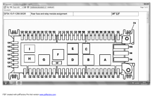 W166 F4 fuse assignments