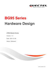 Quectel BG95 Series Hardware Design V1.3