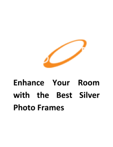 Enhance Your Room with the Best Silver Photo Frames - Episode Silver
