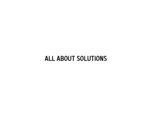 All About Solutions PDF