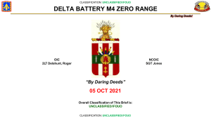 D BTRY M4 Zero 05OCT