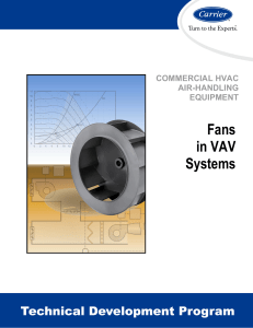 Fans In VAV Systems