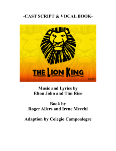 The Lion King Script