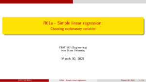 R01-Regression choosing explanatory variables