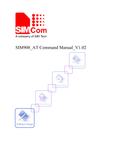 SIM908 AT Command Manual V1.02