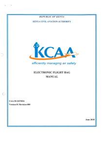 CAA-M-GEN024 Electronic Flight Bag Manual