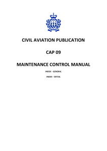 CAP 09   Maintenance Control Manaul   03