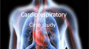 Cardiorespiratory case study