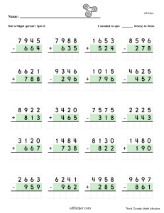 3rd-grade-math-minutes-practice-worksheets