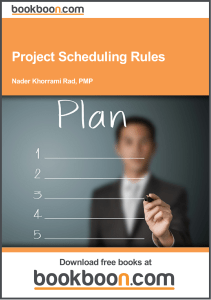 project scheduling rules