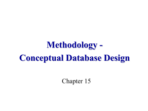 chapter15 (1) conceptual database designs