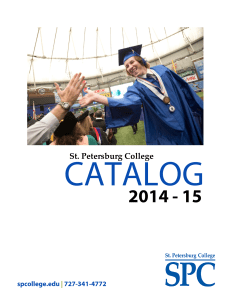 St. Petersburg College 2014-2015 Catalog