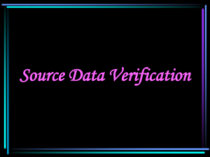 Source+data+validation+(SDV)+in+clinical+trials