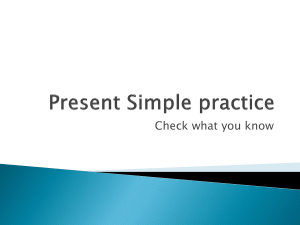 Present Simple practice powerpoint