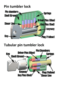 Pin tumbler lock