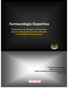 Farmacologia Deportiva Dr Marcelo Gomez