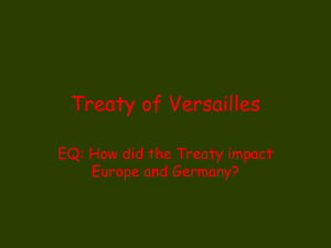 Treaty of Versailles