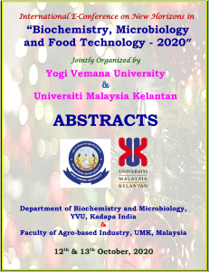 International E-Conference on New Horizons in “Biochemistry, Microbiology and Food Technology - 2020